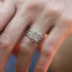 Alianza de boda Plana, Matizada-Brillo