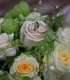 Alianza de boda, plana, matizada-brillo, grabado exterior